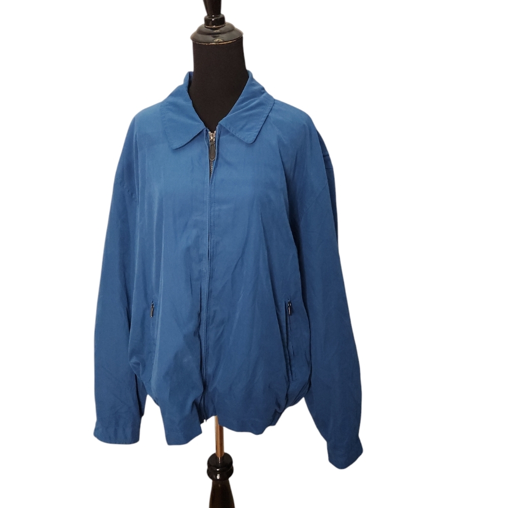 Men's Soft London Fog Dark Teal Jacket Size XL‎